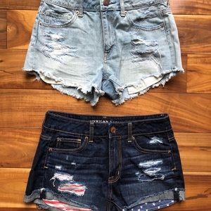 2 high rise shorts from American eagle! Size 4